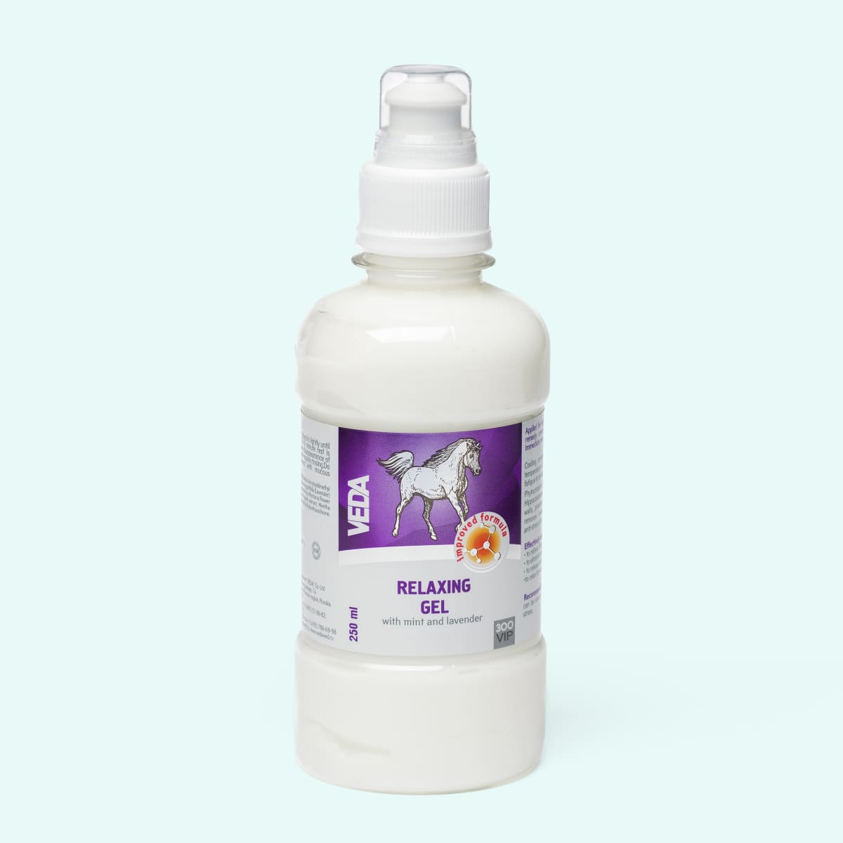 relaxing gel calming blend with mint and lavender