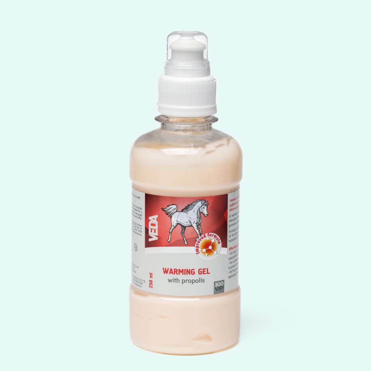 warming gel activating formula with propolis